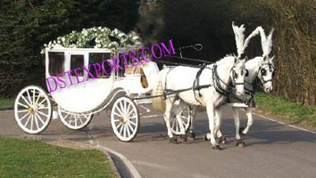 NEW COVERED HORSE CARRIAGE