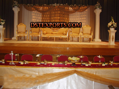 ASIAN WEDDING GOLD STAGE