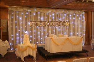 NEW WEDDING LIGHTED STAGE  BACKDROPS