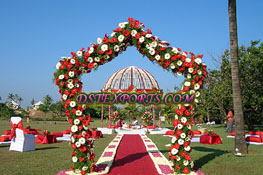 WEDDING FLOWERED DOM MANDAP