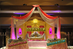 INDIAN WEDDING GOLD STAGE