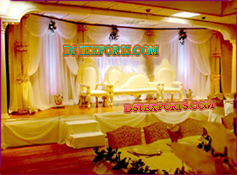 WEDDING CRYSTAL STAGE WITH LOVE FURNITURE