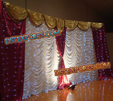 WEDDING STAGE LIGHTED COLOURFUL BACKDROP