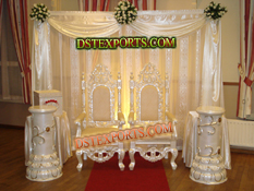 WEDDING SILVER PEARL CHAIRS