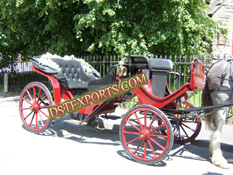 RED BLACK VICTORIA CARRIAGE