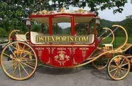 ROYAL GOLD RED HORSE CARRIAGE