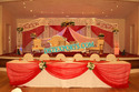 BEAUTIFUL  WEDDING  CARVED STAGE SET