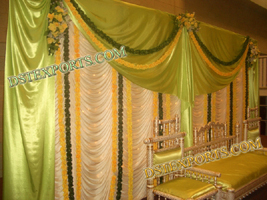 WEDDING STAGE COLOURFULL BACKDROP