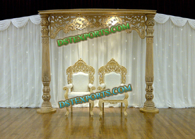 WEDDING STAGE GOLD CHAIRS
