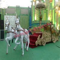 INDIAN WEDDING ROYAL RATH STAGE