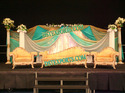 ASIAN WEDDING STAGE WITH STYLISH SOFA