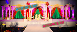ROYAL INDIAN WEDDING STAGE SET