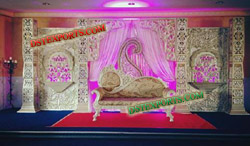 HINDU WEDDING DECORATED STAGE