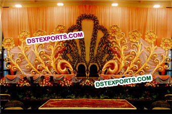 Wedding Stage Flowered Backdrop Panel