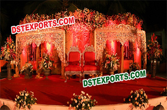 Rajasthani Wedding Backdrop Fiber Panel