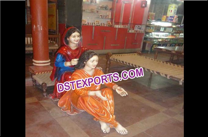 Traditional Punjabi Culture Statue
