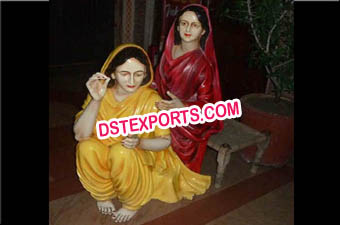 Punjabi Culture Fiber Statue
