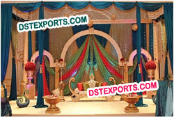 INDIAN WEDDING DECORATED STAGE