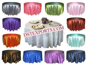 WEDDING COLOURFUL TABLE COVERS