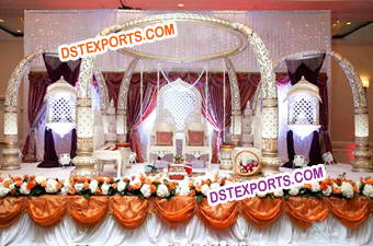 Indian Wedding Tusk Style Mandap Set