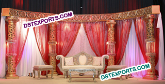 Bollywood Wedding Crystal Stage Set