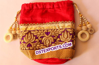 Wedding Decorated Shagun Potli Bags