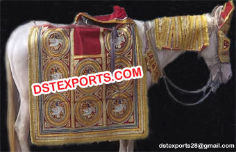 Traditional Indian Wedding Horse Decoration