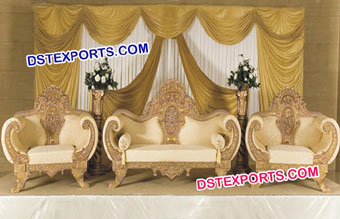 Wedding Stage Maharaja Sofa Set