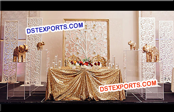 Wedding Party Stage Fiber Panel Decorations
