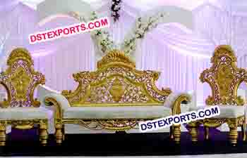 Wedding Stage Heavy Carved Furnitures