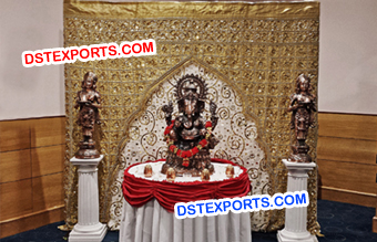 Indian Wedding Reception Ganesha Statue