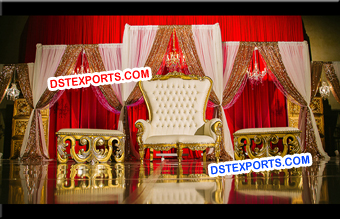Royal Asian Wedding Stage Furniture