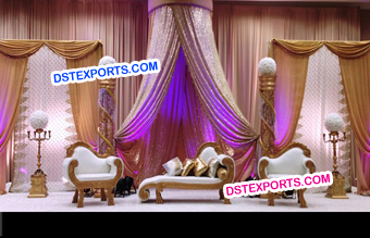 Modern Wedding Stage With Italian Furniture