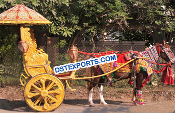 Traditional Indian Wedding Horse Cart