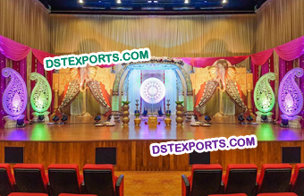Royal wedding Elephant Panel Stage
