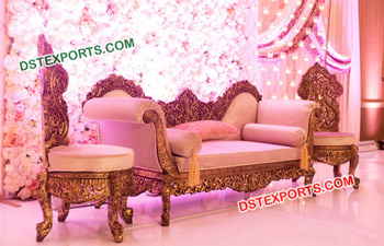 Beautiful Marriage Reception Stage Furniture