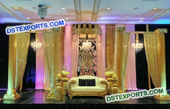 Elegant Marriage Stage Decoration Set