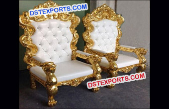 Traditional Style Bride Groom Wedding Chairs