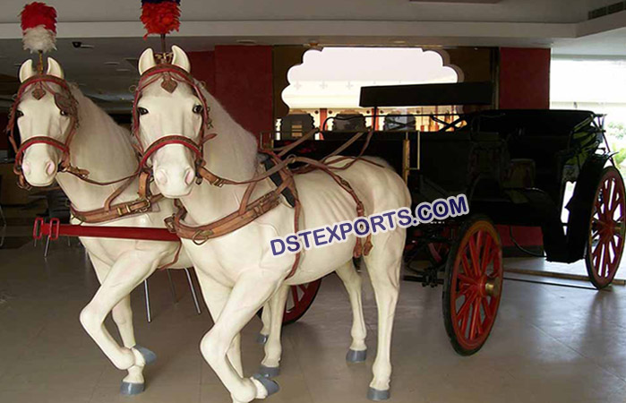 Traditional Horse Drawn Carriage For Wedding