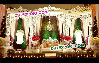 Maharaja Style Wedding Stage Decoration