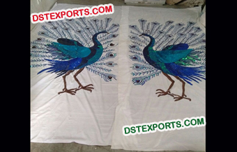 Peacock Style Backdrop Curtains