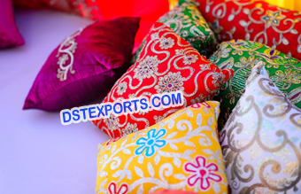 Mehndi Decoration Covers With Color Full Embroiede