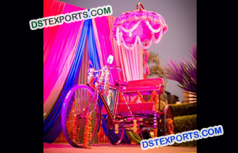 Entry For Bridal With Decorated Rickshaw