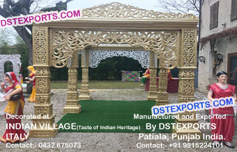 Out Door Mandap Decor For Bollywood Wedding