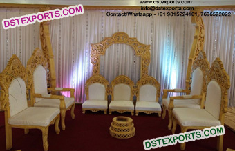 Beautiful Mandap Chairs Set For Wedding