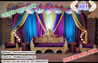 Latest Design Bride Groom Sofa Set