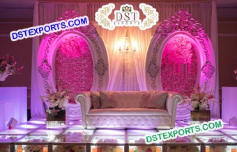 Grand Reception Stage with Oval backstage Frames