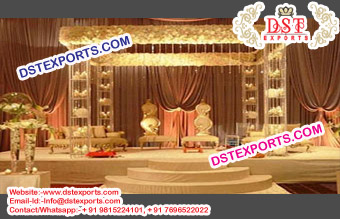 Delightful Crystal Mandap for Hindu Marriages
