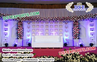 Candle Fitted Backdrops for Stage Decoration