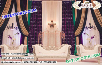 Buy Shiny Curtains for Wedding Backstage